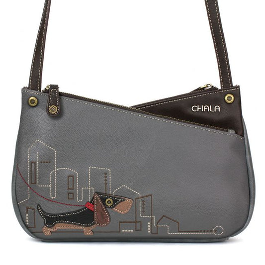 Criss Crossbody Grey Dog