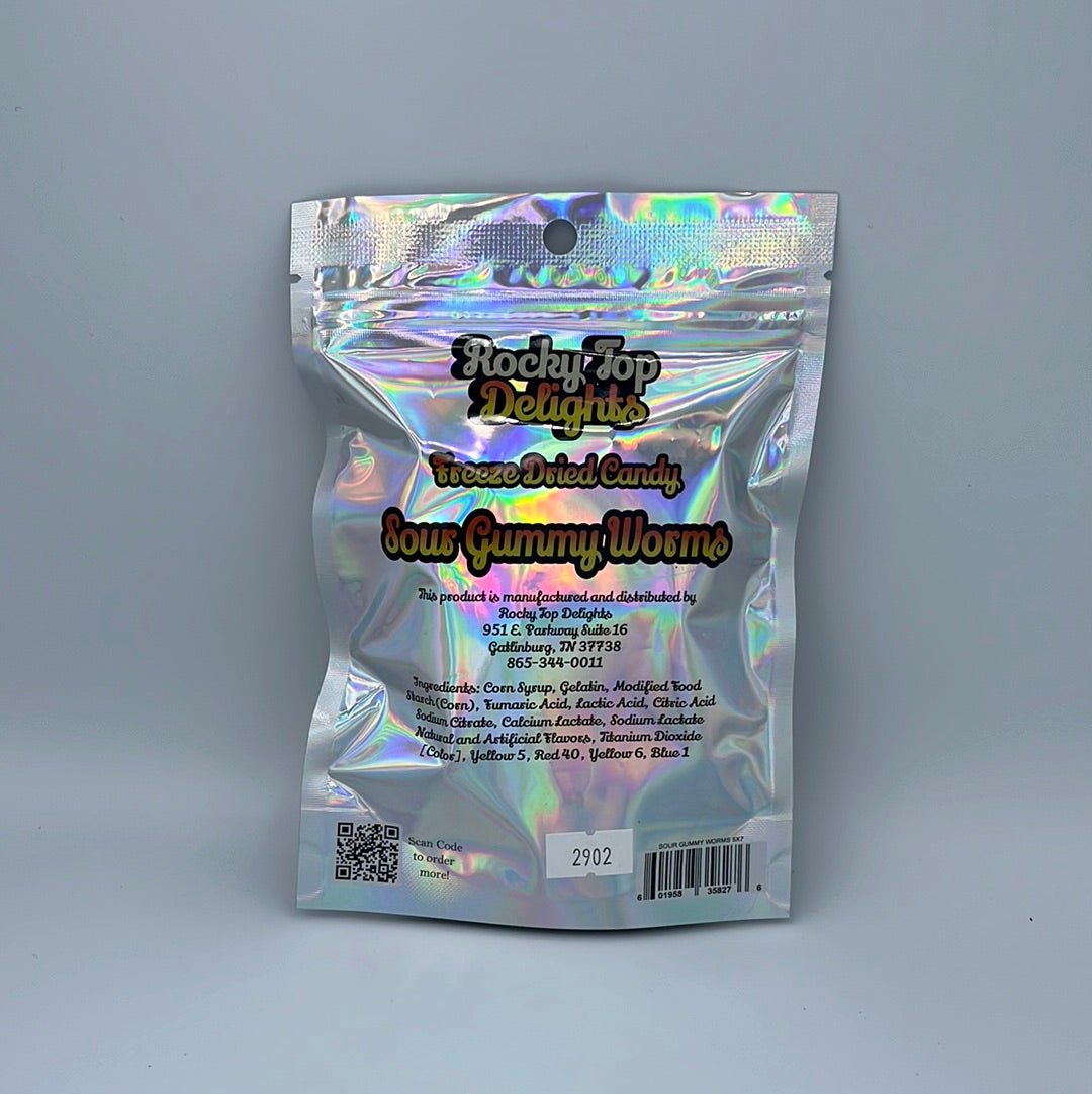 Freeze Dried Candy Sour Gummy Worms