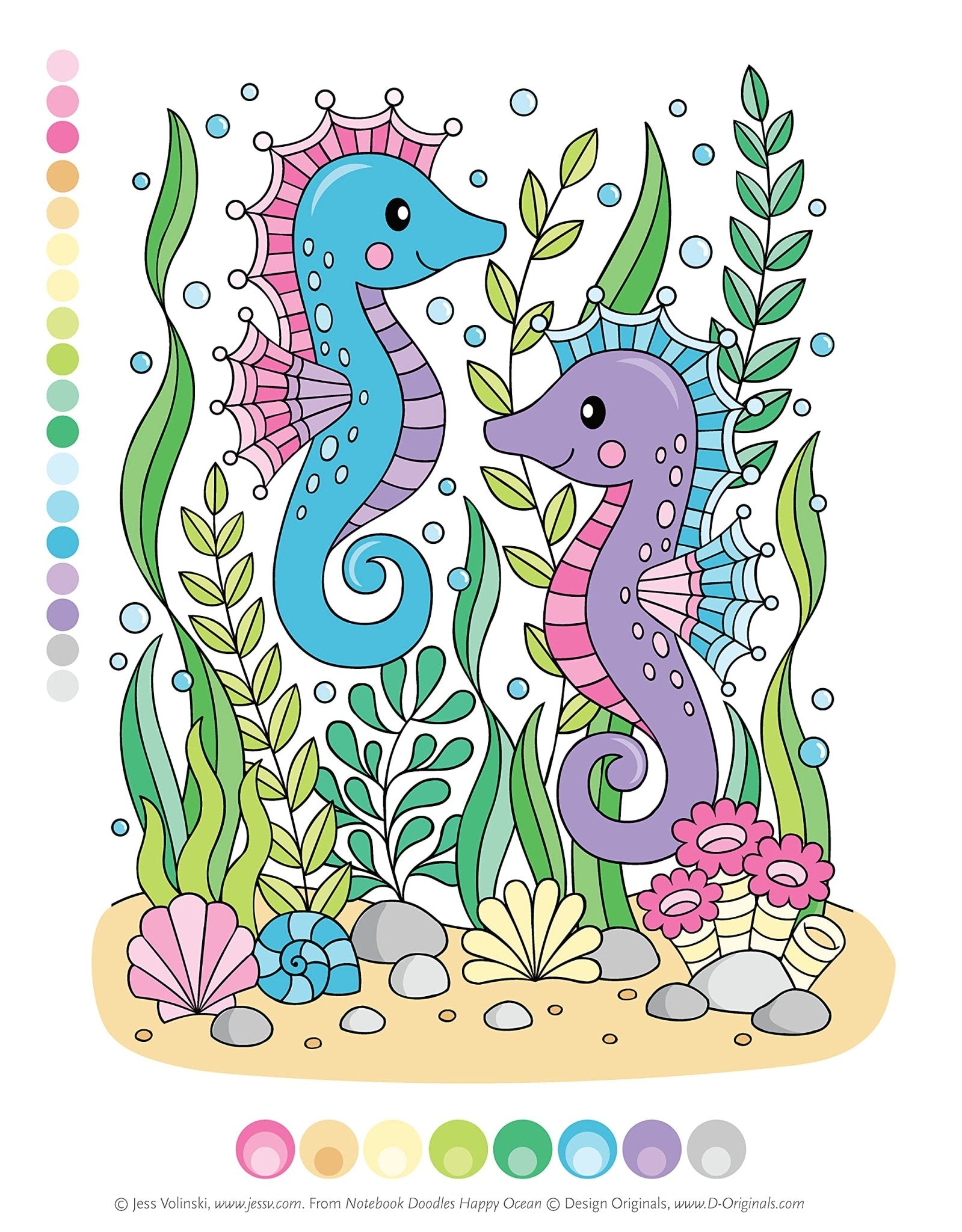 Sea Life Coloring Book for Teens and Young Adults - Create Your Own Doodle Cover (8x10 Softcover Personalized Coloring Book / Activity Book) [Book]