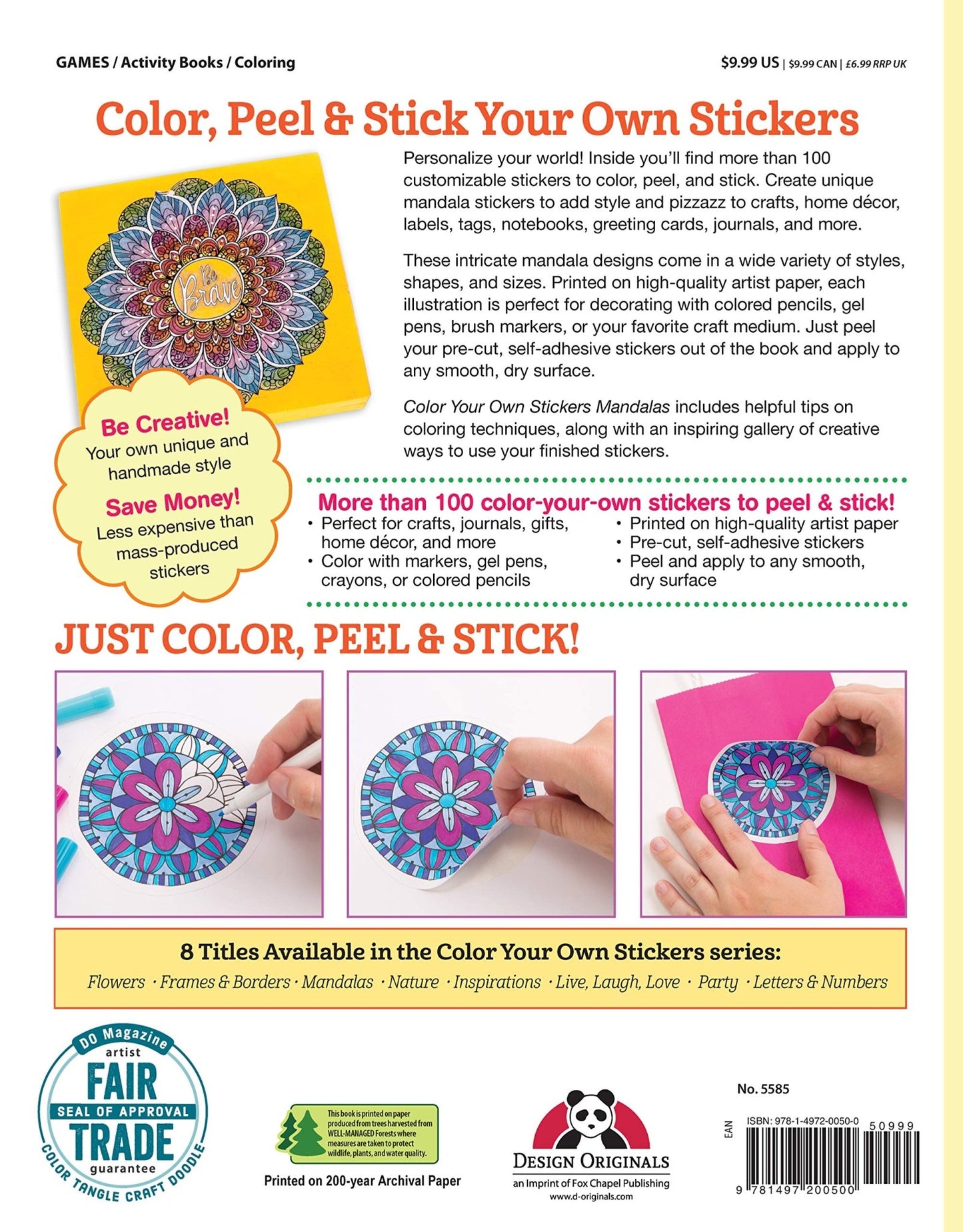 Coloring Sticker Mandalas