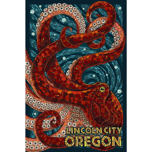 Mosaic Octopus Lincoln City Oregon Puzzle