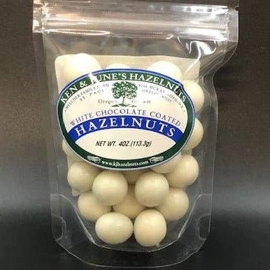 4 oz. White Chocolate Hazelnuts (exp. 12/16/2023)