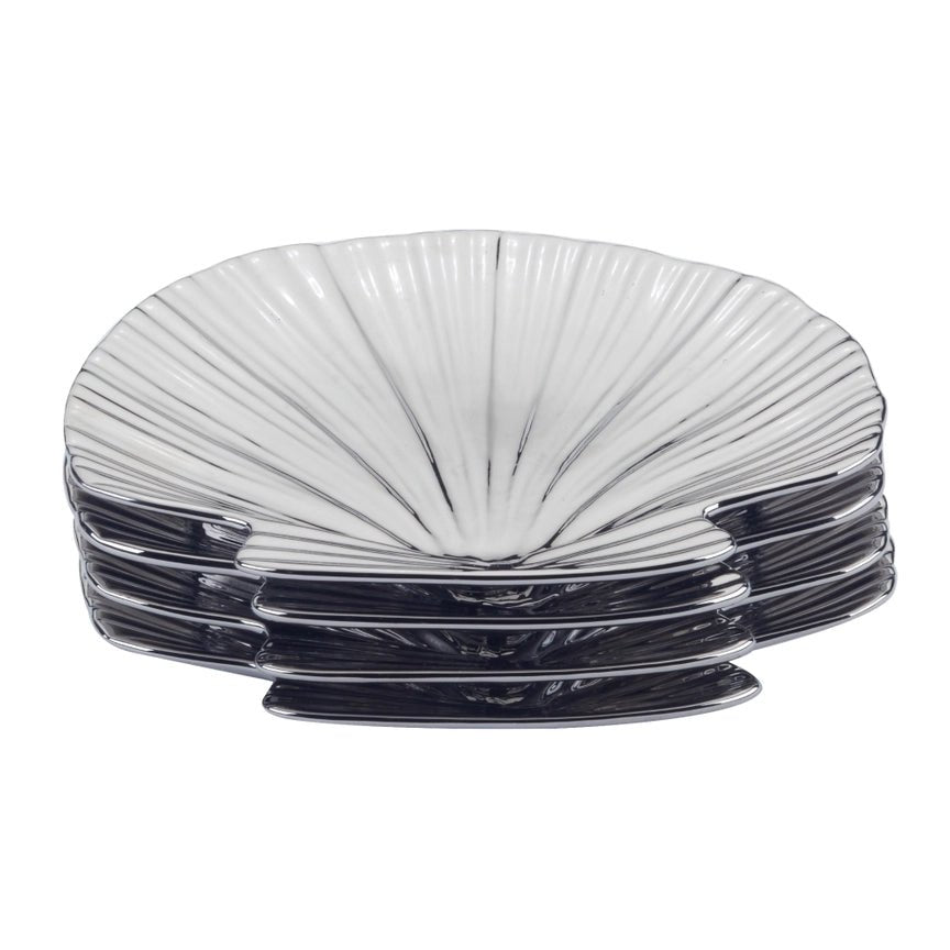 Silver Coast 3D Shell Candy Plate