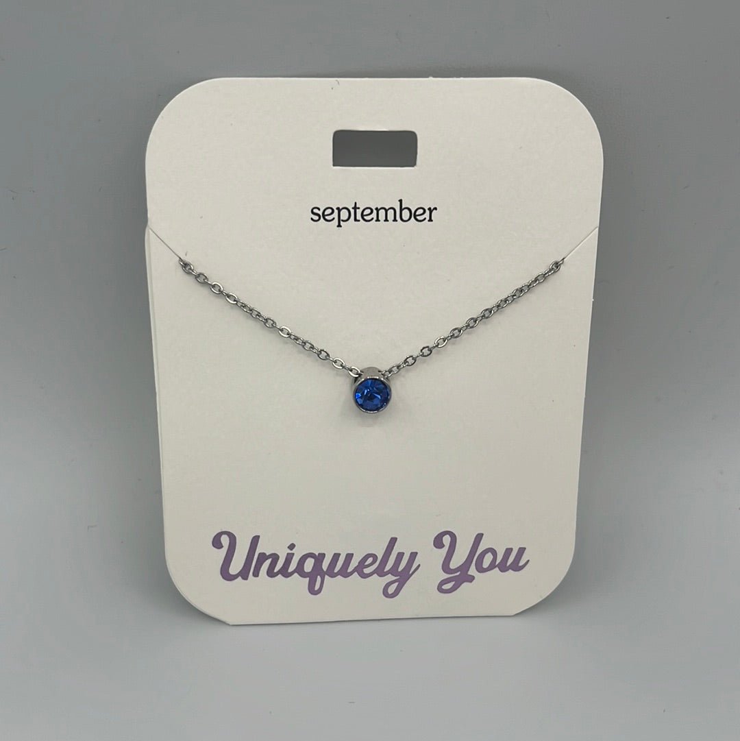 Necklace - YOU 2009 - September Birthstone - Sapphire