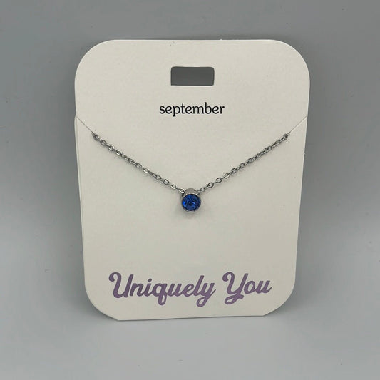 Necklace - YOU 2009 - September Birthstone - Sapphire