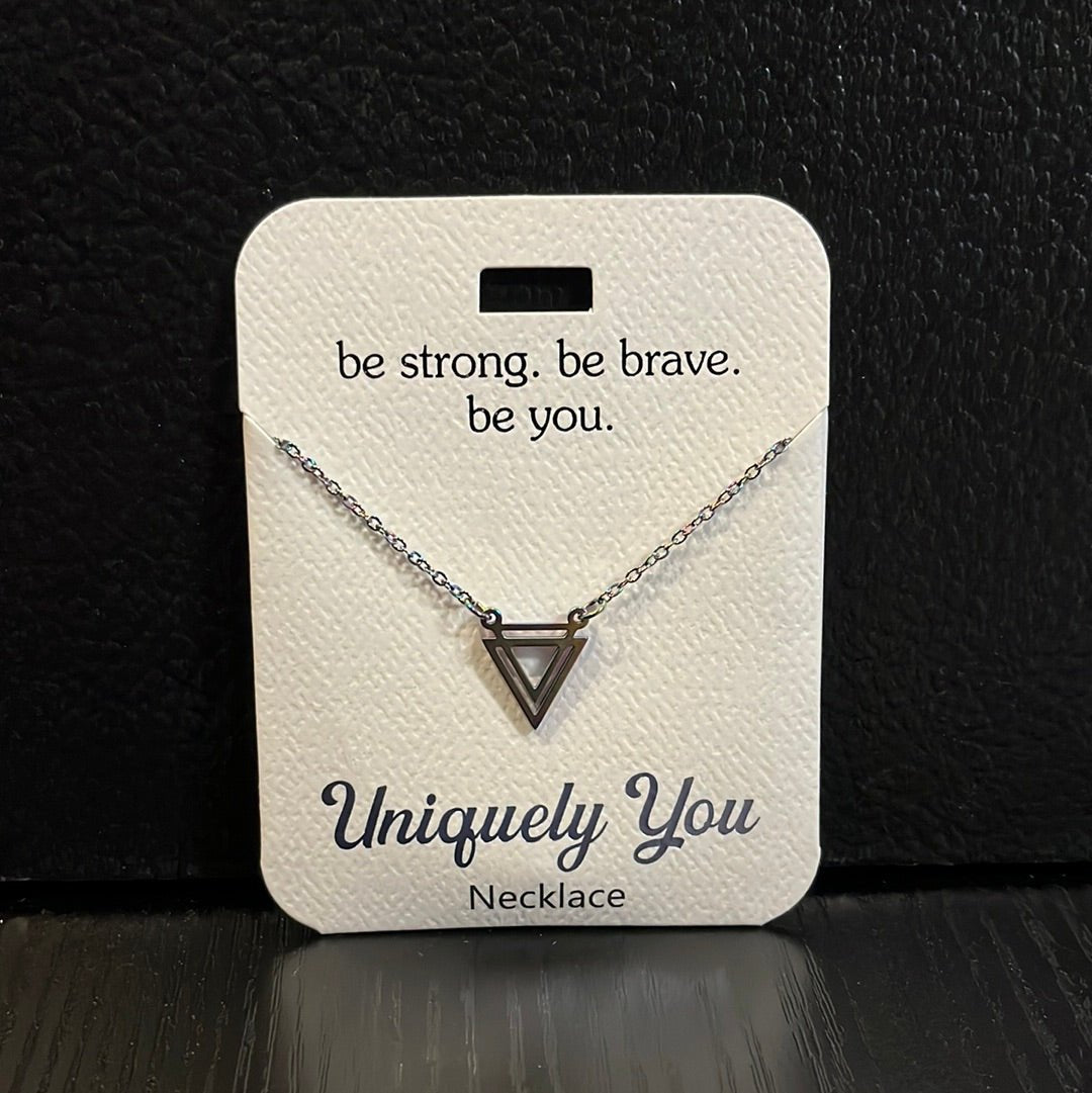 Necklace - YOU 7018 - Triangle