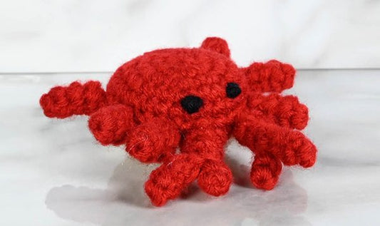 Stuffed Animal Crocheted Crab