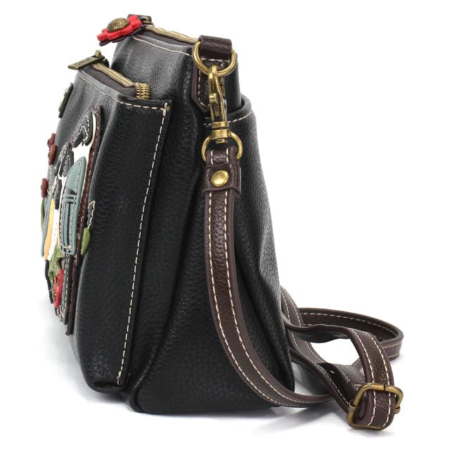 Deluxe Crossbody Black Chickadee