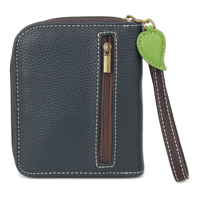 Zip Around Wallet Navy Cactus