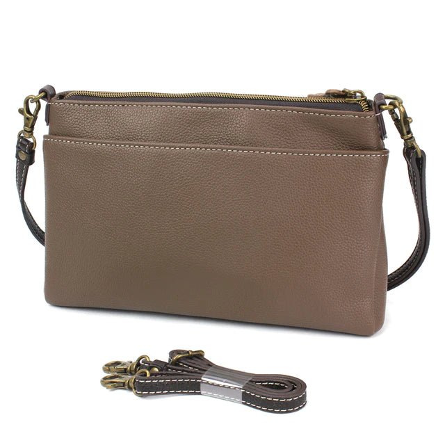 Deluxe Crossbody Brown Pawprint