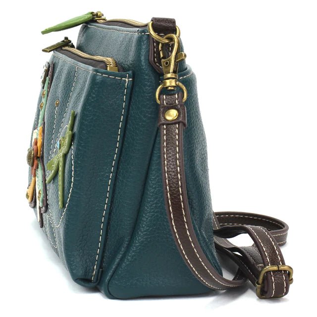 Deluxe Crossbody Turquoise Dragonfly