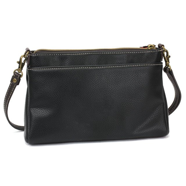 Deluxe Crossbody Black Chickadee