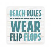Coaster COA1368 - Beach Rules Wear Flip Flops