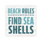 Coaster COA1370 - Beach Rules Find Sea Shells
