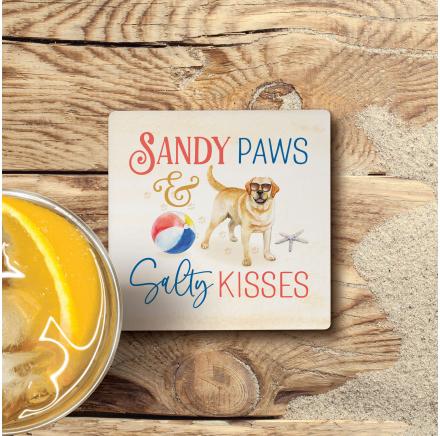 Coaster Sandy Paws & Salty Kisses