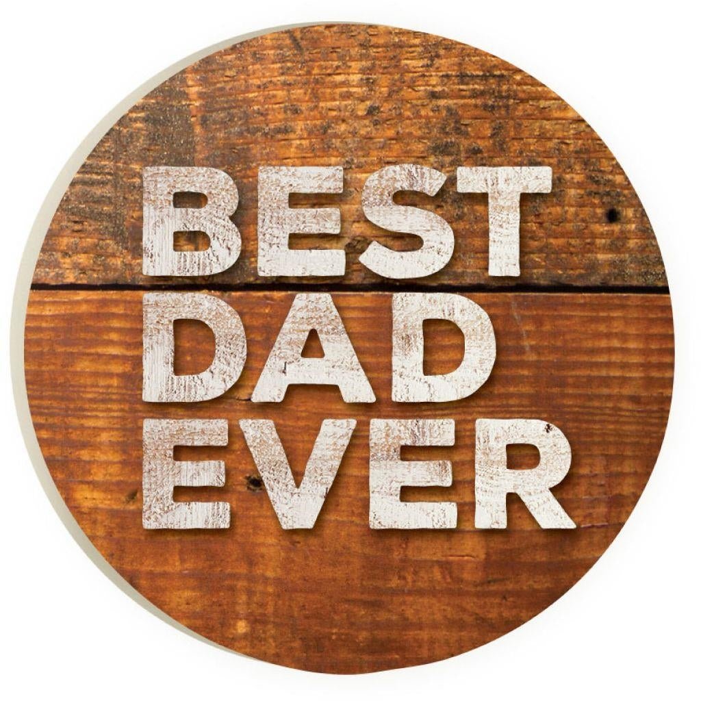 Car Coaster CST0037 - Best Dad Ever
