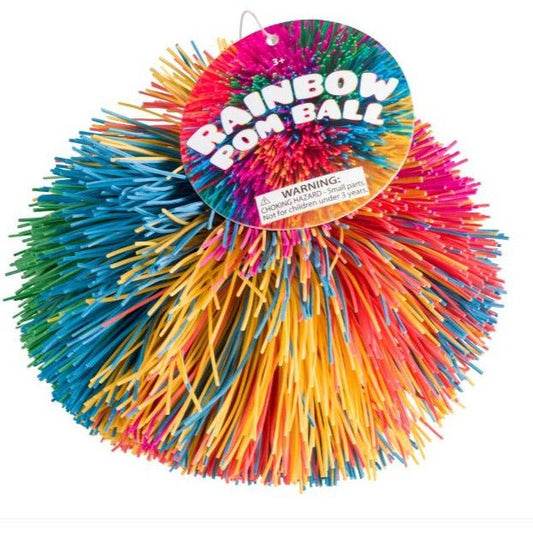 Toysmith Rainbow Pom Ball