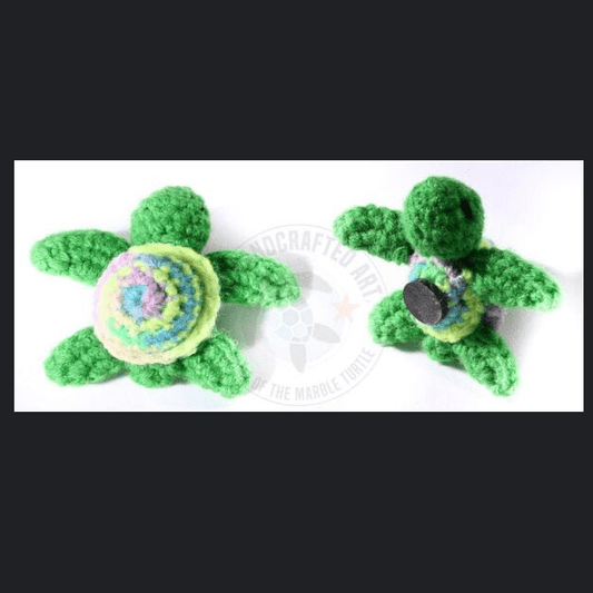 Magnet Crochet Colorful Sea Turtle