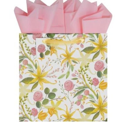 Meadow Lilies Large Square Gift Bag