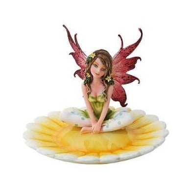 Jewelry Dish - Fairy on Daisy