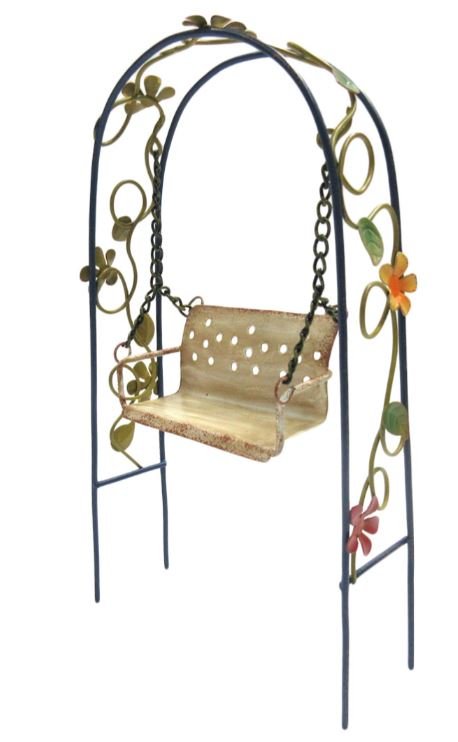 Figurine - Garden Metal Swing