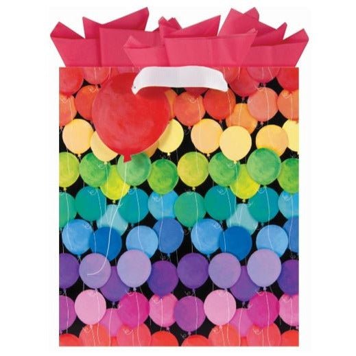 Rainbow Balloons Medium Gift Bag