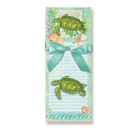 Magnetic Note Pads w/Magnet Turtles