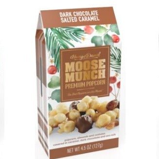 Holiday Dark Chocolate Carmel Moose Munch 4.5oz