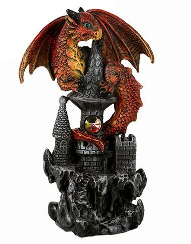 Figurine - Small Guardian Dragon (red)