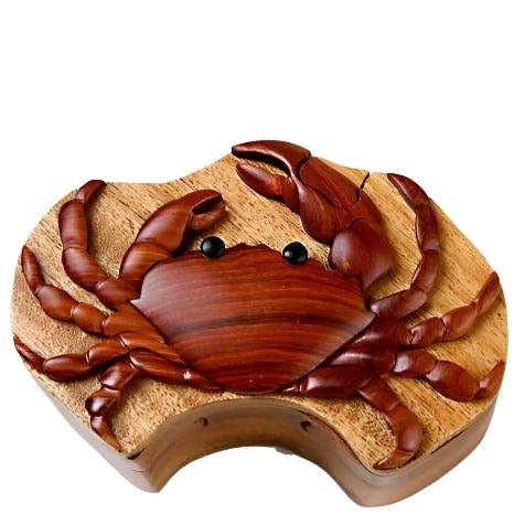 Wooden Crab Puzzle Box