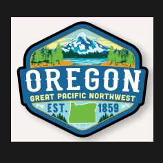 Oregon Pacific NW Embroidered Patch