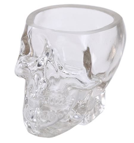 Shot Glass - Clear Skull