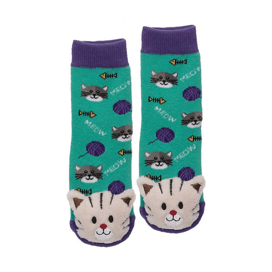Kids Slipper Socks Cat