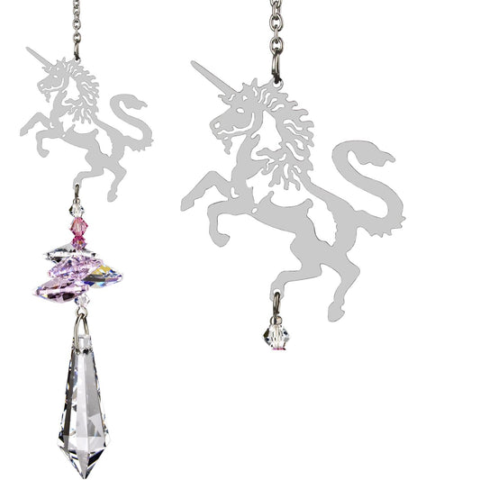 Crystal Fantasy Suncatcher - Unicorn