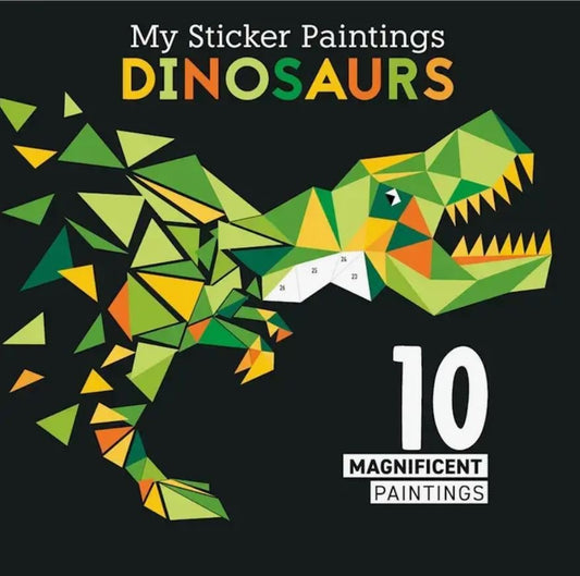 My Sticker Paintings Dinosaurs