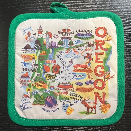 Pot Holder Oregon Map