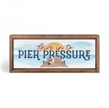 Framed Art Give in to Pier Pressure