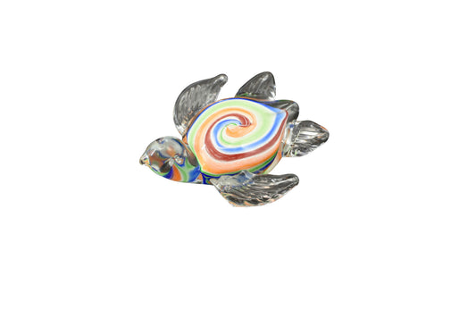 Glass Art - Colored Glass Turtle