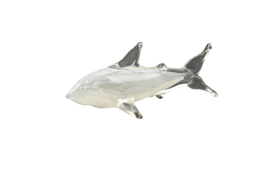 Glass Art - Gray Glass Shark