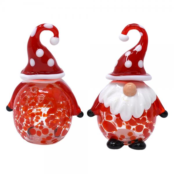 Salt & Pepper Shaker - Blown Glass Gnomes
