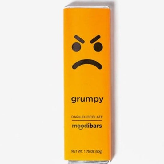 Moodibars® Grumpy (1.75oz) - Dark Chocolate Bar