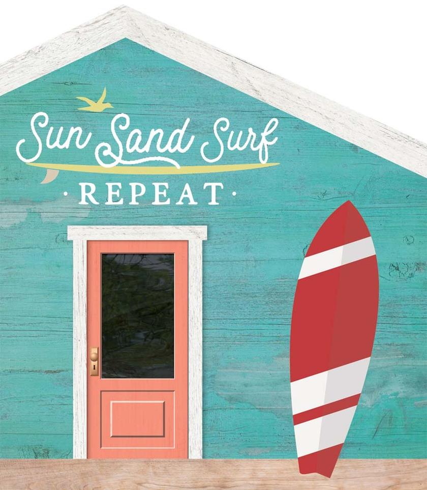 Sign - HOU0106 - Sun Sand Surf