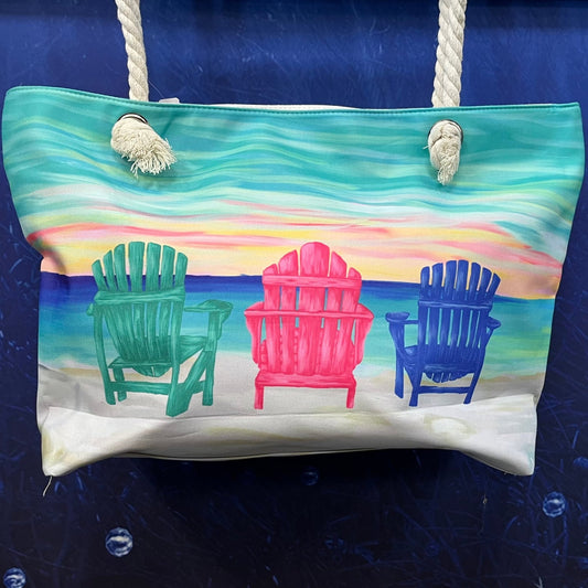 Tote Bag Ocean Cove Beach Chair