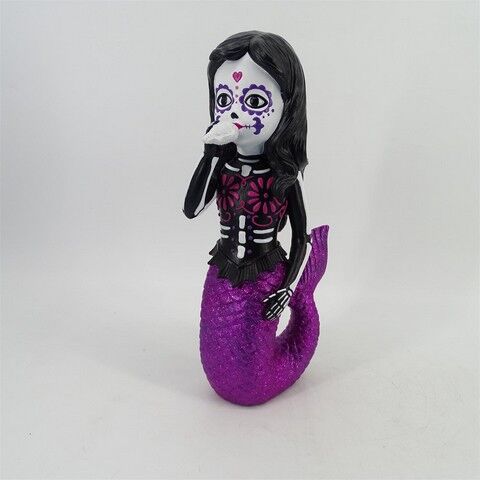 Figurine - Skeleton Mermaid - Purple