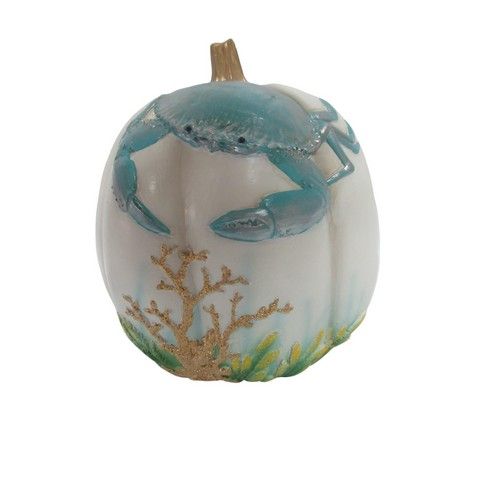 Figurine - Pumpkin w/ Crab