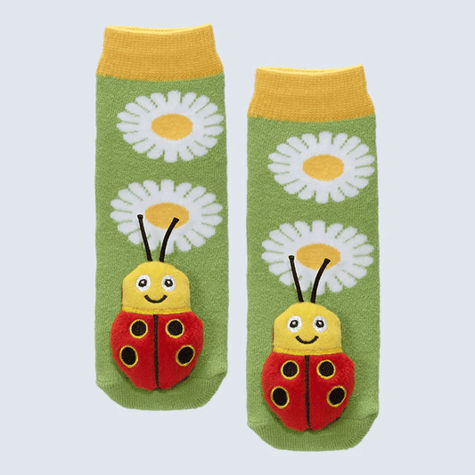 Kids Slipper Socks Lady Bug