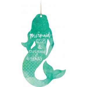 Ornament - ORN0185 - Mermaid Kisses & Christmas Wishes