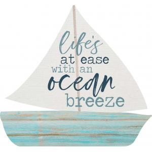 Sign - SHP0055 - Sail Boat - Life's at Ease