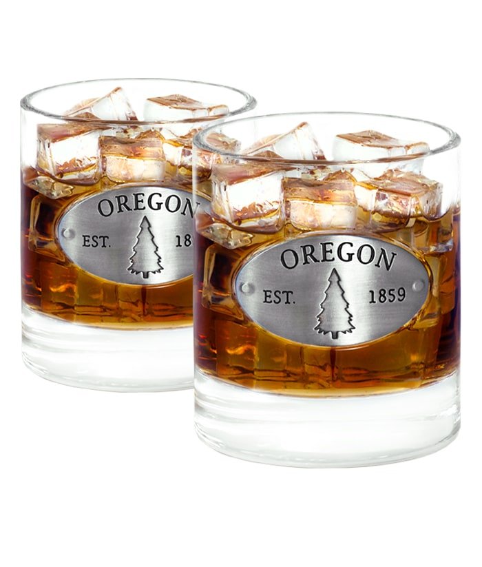 Oregon Whiskey Glass