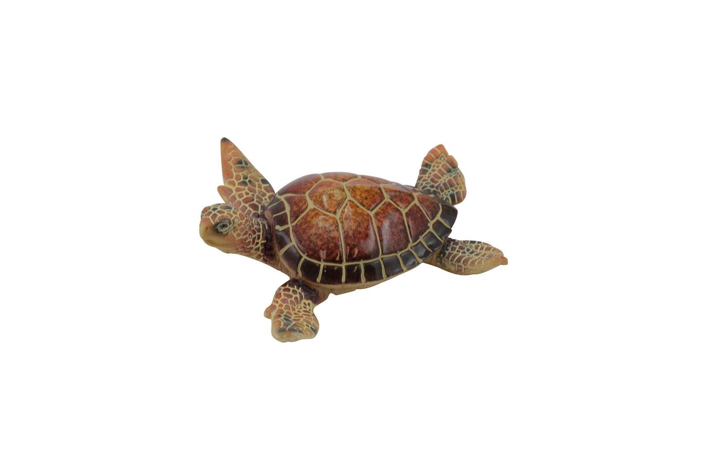 Figurine - Orange Turtle 3.5 inch